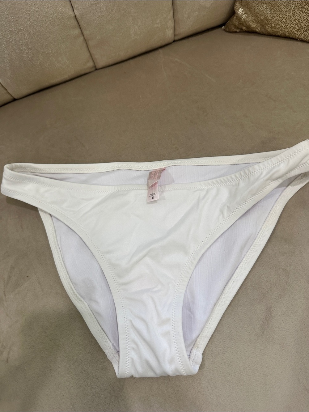 Victoria's Secret White Bikini Bottom